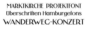 Beispiel Schrift Markt